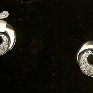 pendientes plata zirconita