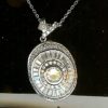 Colgante plata y zirconitas
